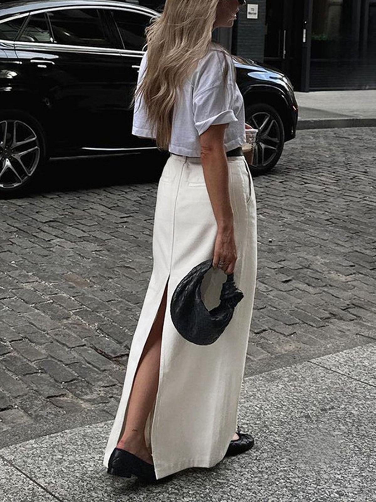 Parisian Slit Graceful Maxi Skirt