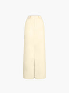 Effortless Slit Graceful Maxi Skirt Skirts