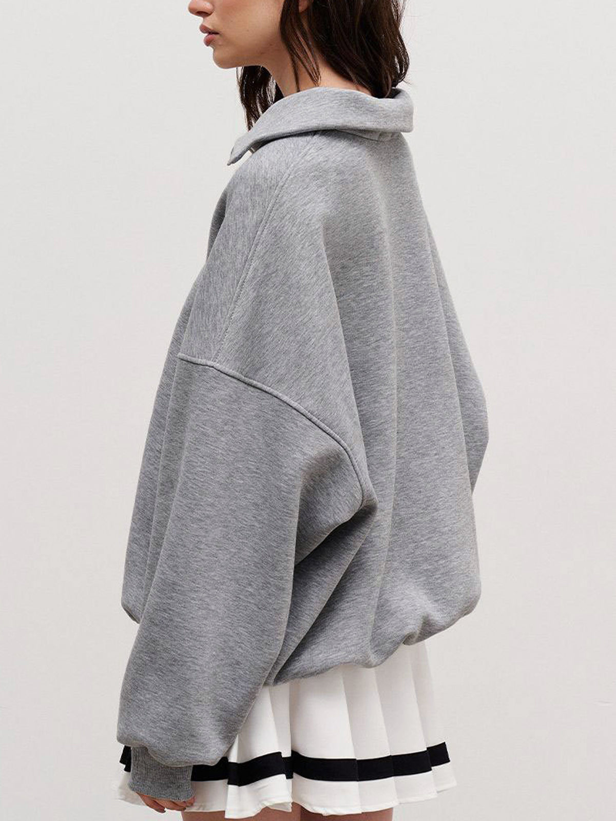 The Way To Trendy Go Zippered Sweatshirt Sweatshirts