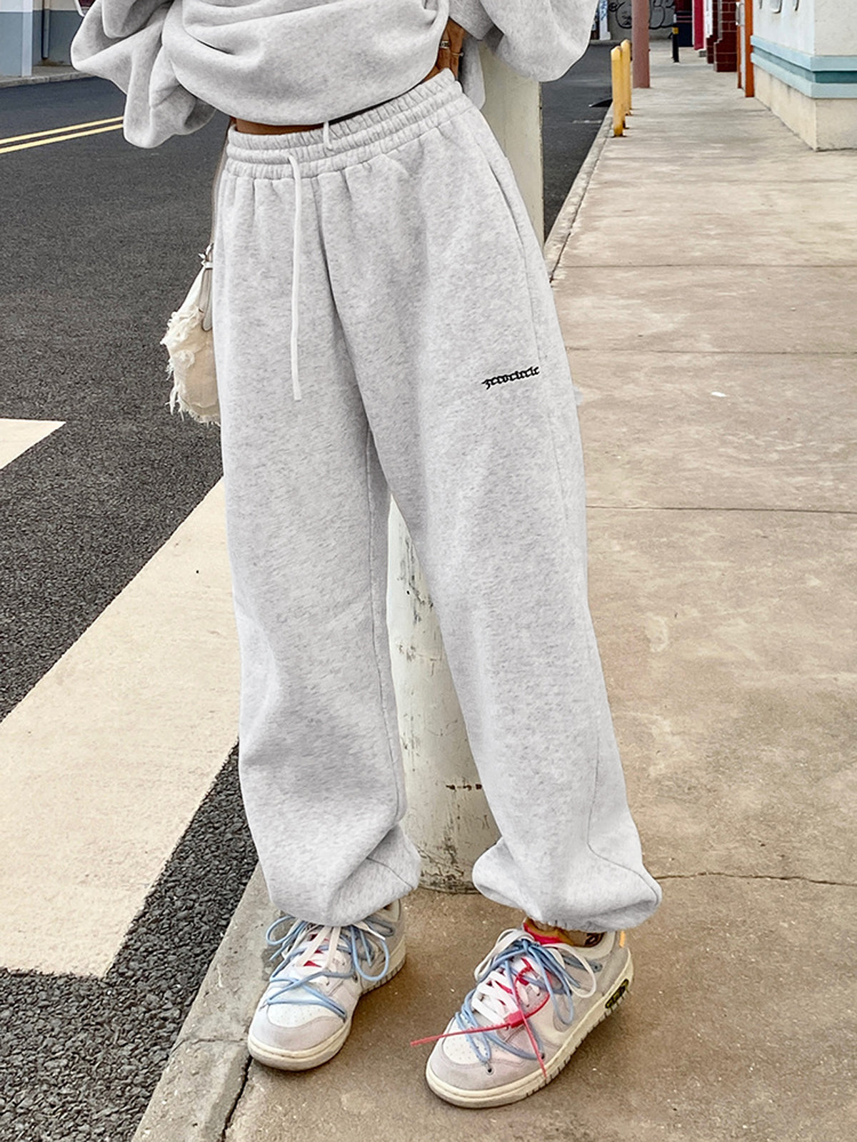 Minimalism Oversized Two Piece Modern Long Sleeve Pants Set Pant Sets