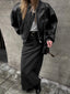 Minimalism Faux Graceful Leather Jacket Black / XS PU Leather Jackets