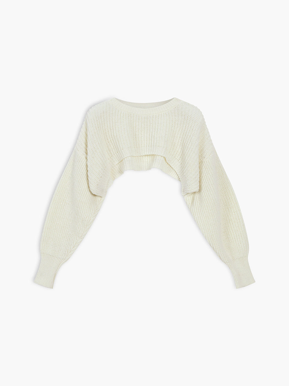 Utility Two Graceful Piece Bolero Sweater Sweaters L