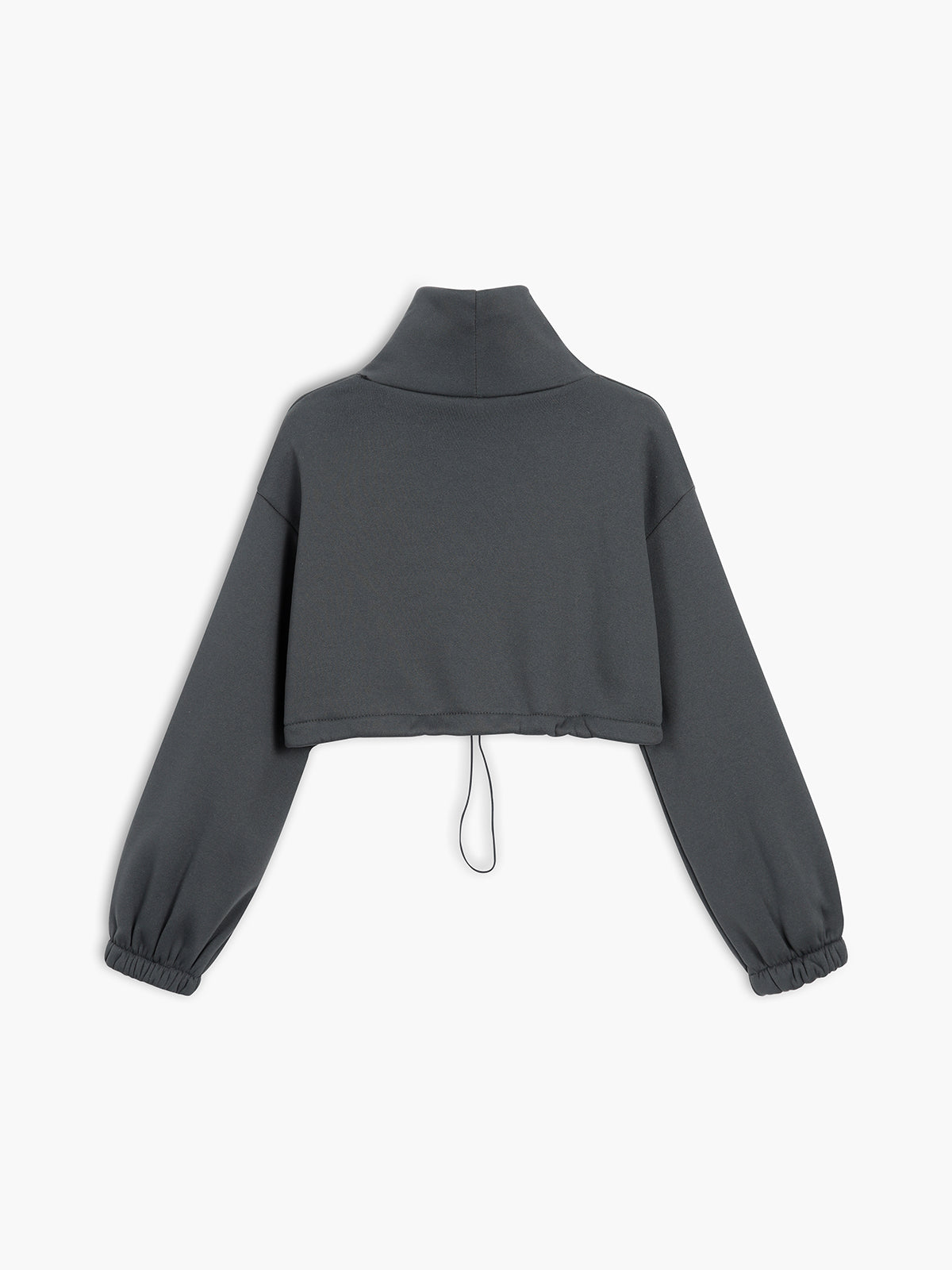 Rockmore Mock Graceful Neck Crop Sweatshirt