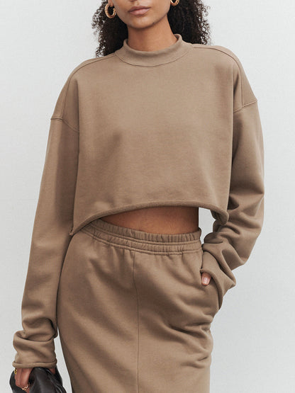 Live It Graceful Up Crop Sweatshirt