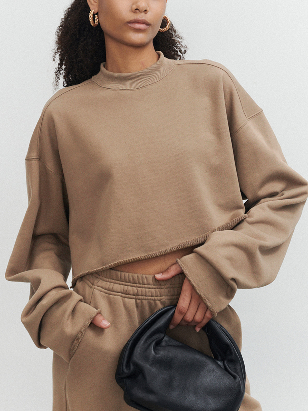 Live It Graceful Up Crop Sweatshirt