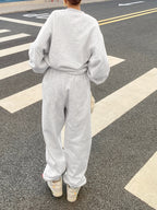 Minimalism Oversized Two Piece Modern Long Sleeve Pants Set Pant Sets