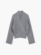 She’s Effortless Graceful Wrap Sweater Sweaters L