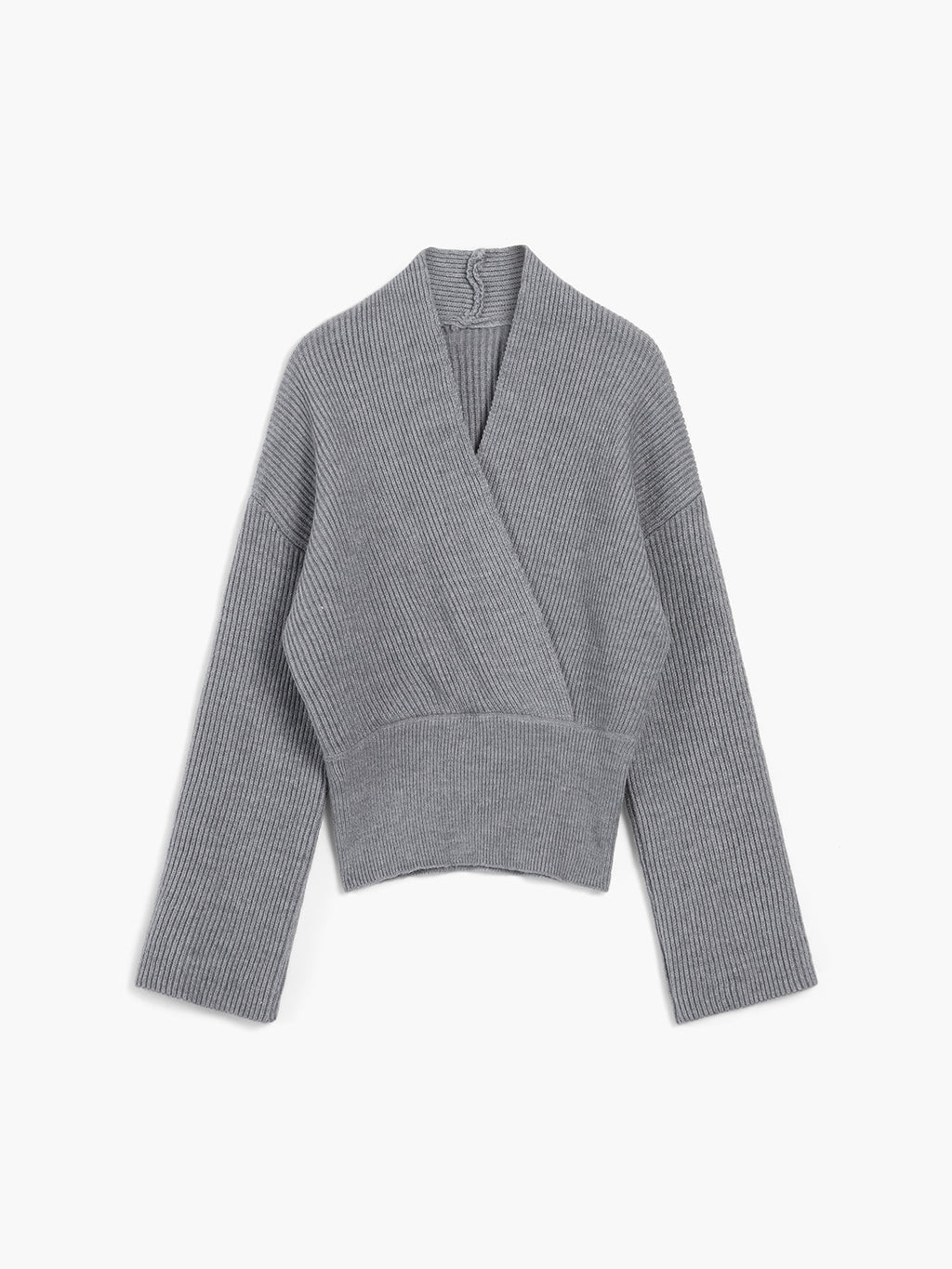 She’s Effortless Graceful Wrap Sweater Sweaters L