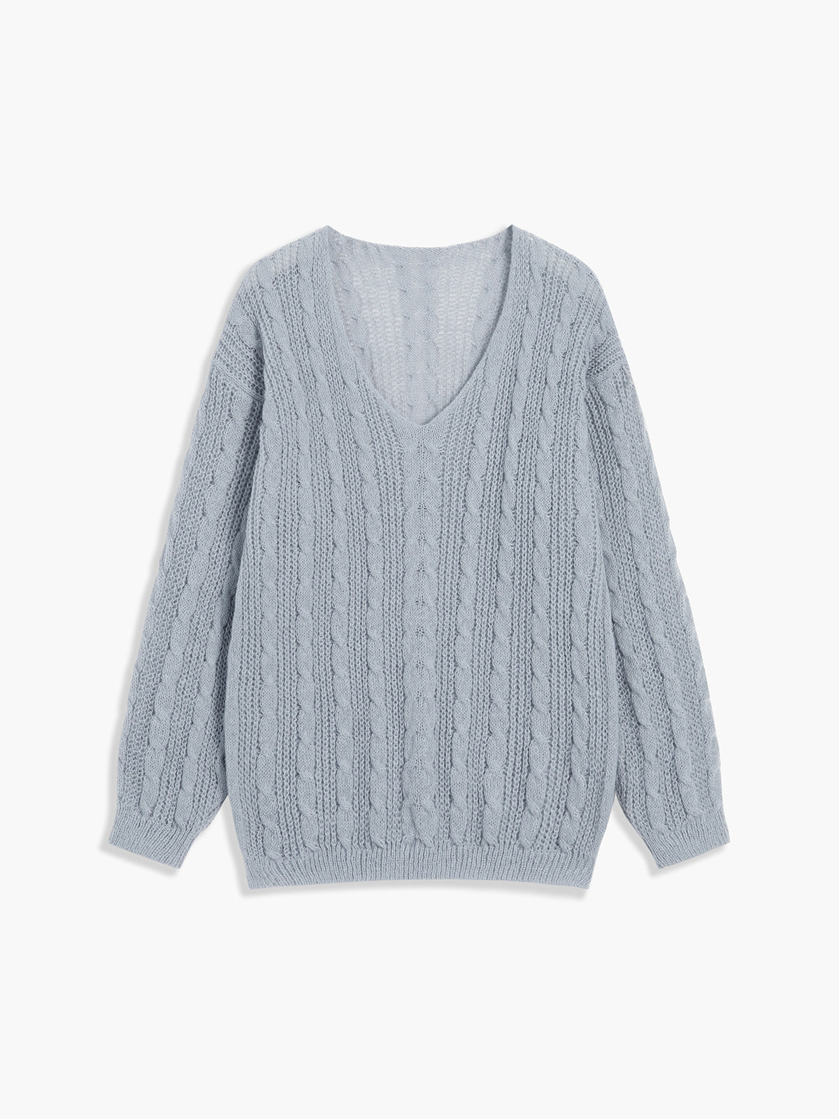 Cable Knit Graceful Oversized Sweater Secondary image