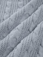 Cable Knit Graceful Oversized Sweater Sweaters L