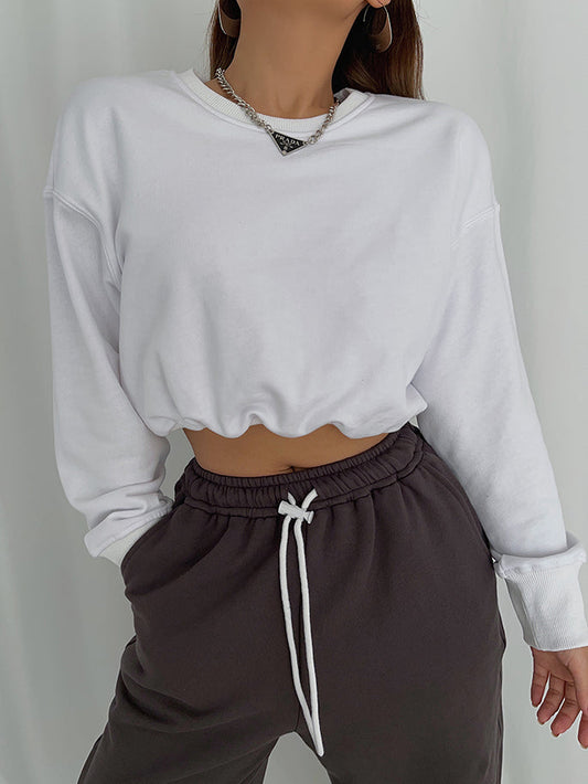 Shine On Graceful Crop Sweatshirt