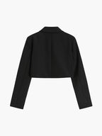 Mind My Graceful Business Crop Blazer Blazers