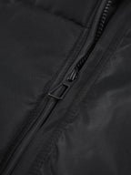 Stand Collar Zip Trendy Up Puffer Coat Winter Coats