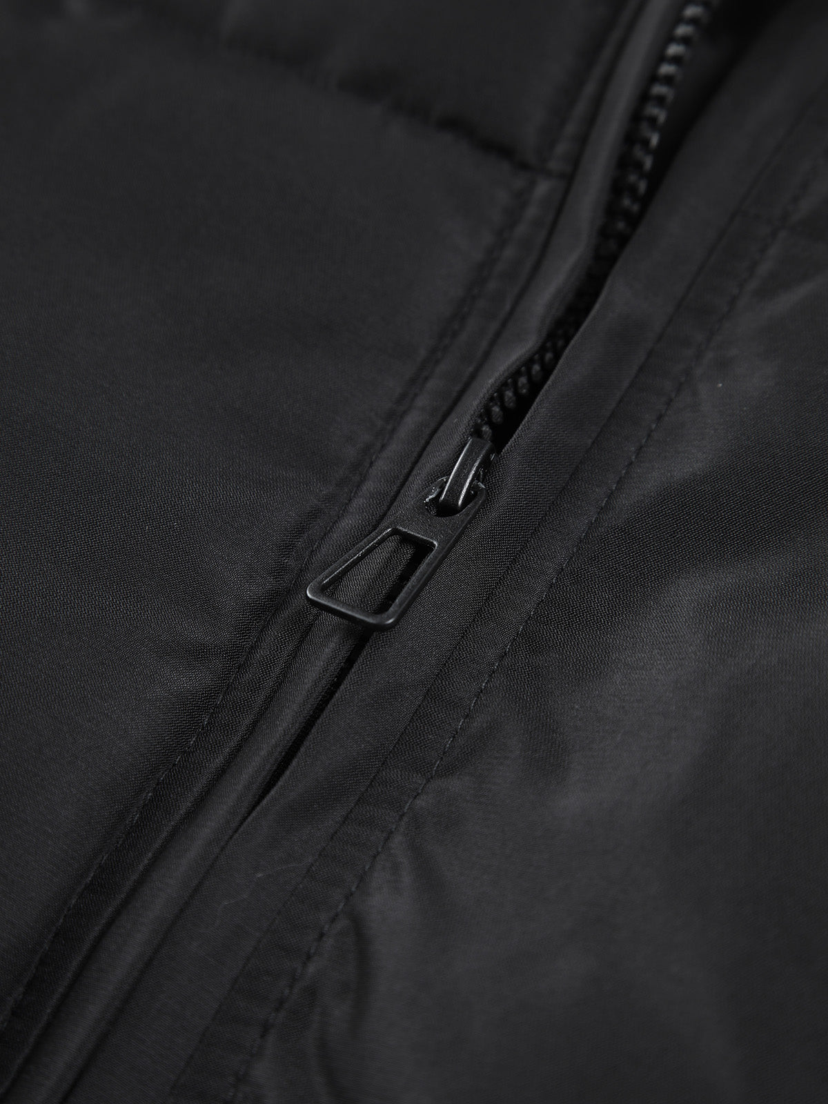 Stand Collar Zip Trendy Up Puffer Coat Winter Coats
