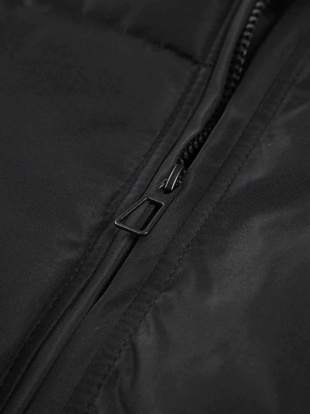 Stand Collar Zip Trendy Up Puffer Coat Winter Coats