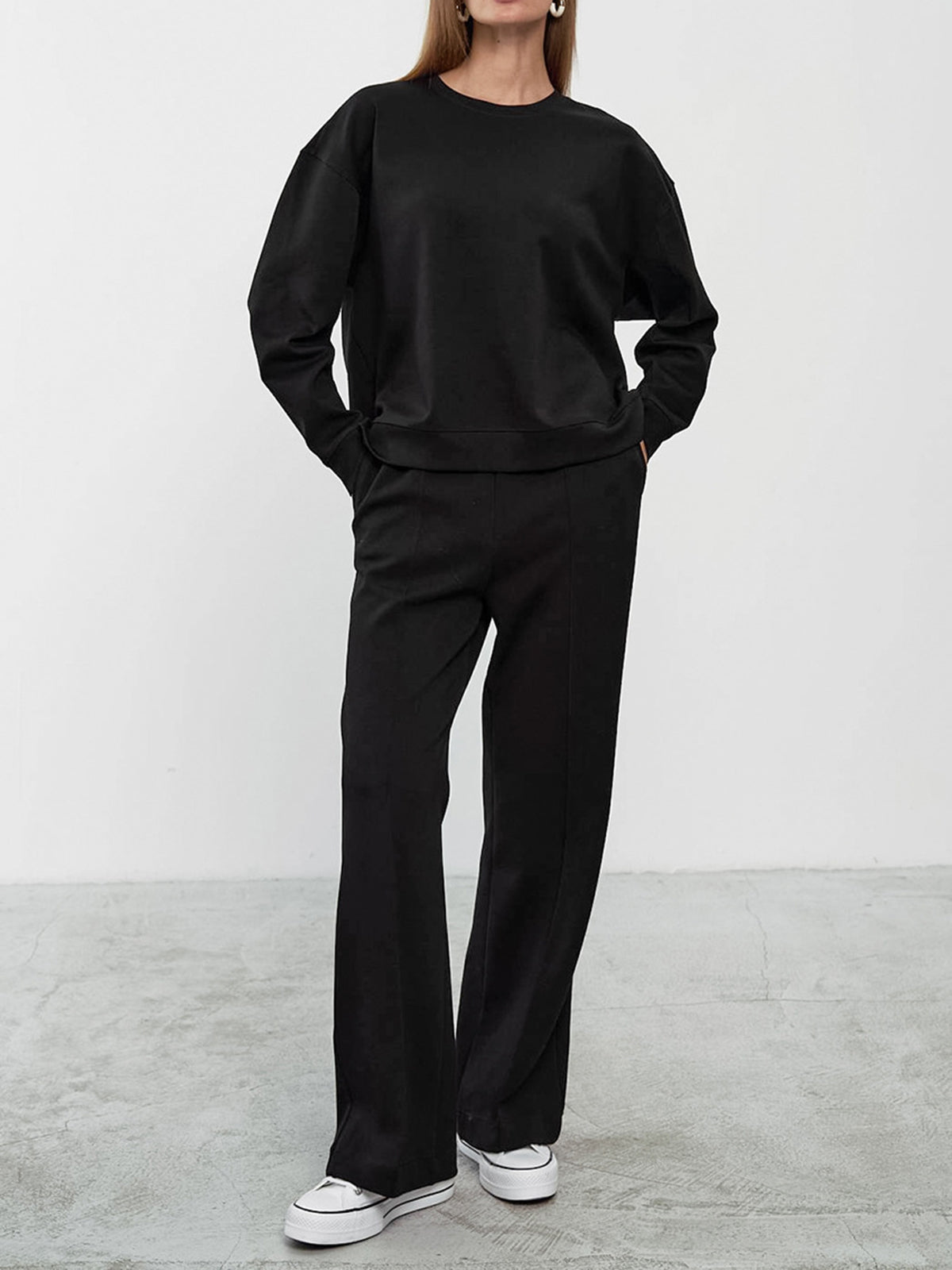 Bold Move Two Trendy Piece Pants Set Black / XS Pant Sets