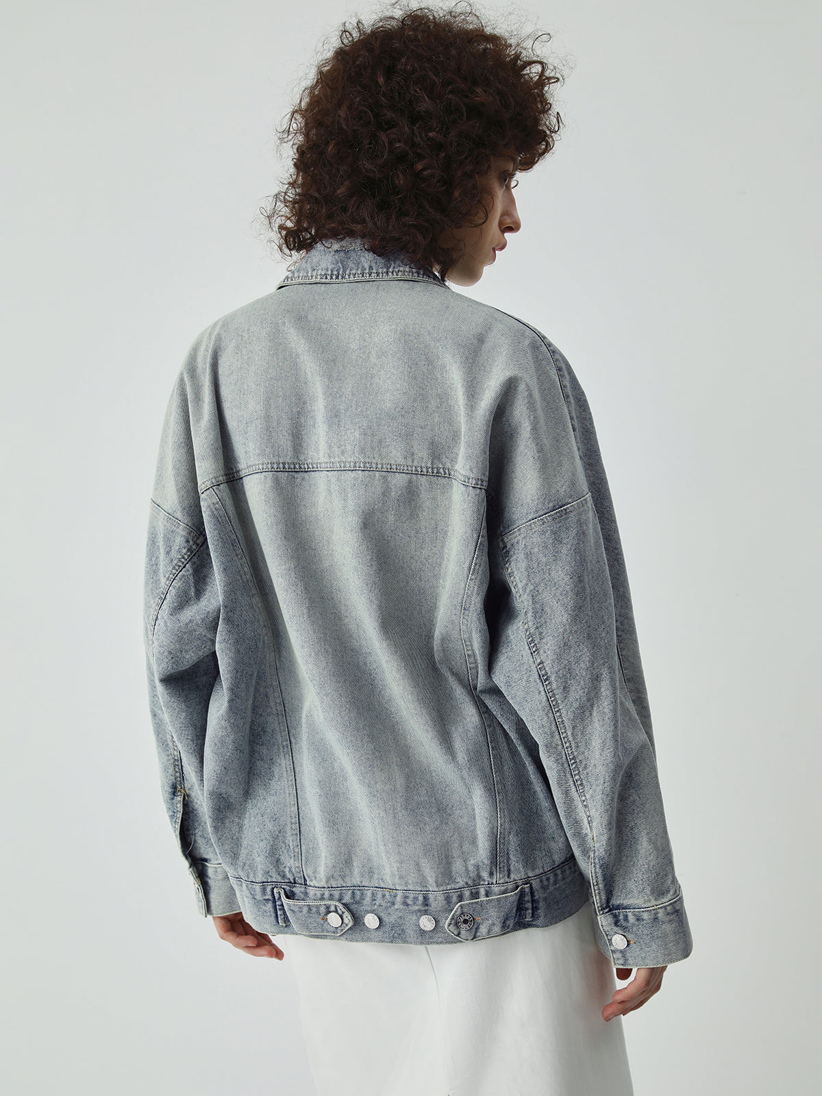 Distressed Detail Graceful Denim Jacket