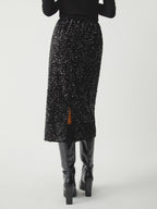 Sequined Charming Midi Skirt Skirts