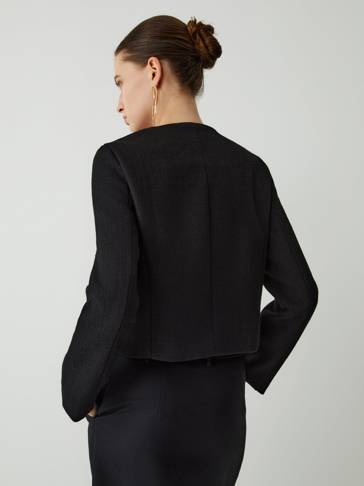 Vintage Button Graceful Tweed Blazer Blazers