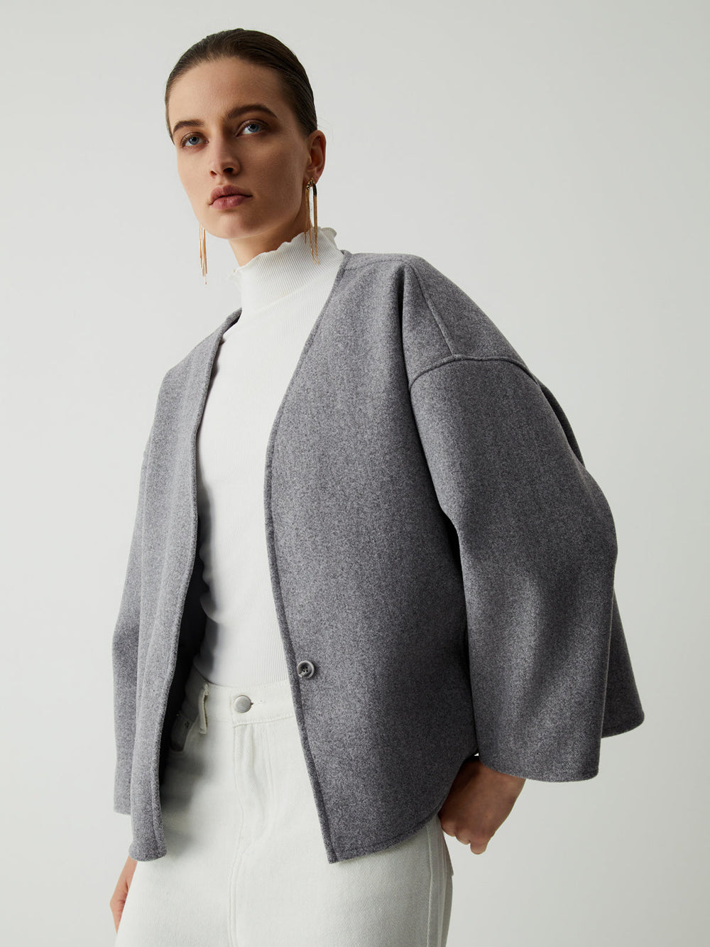 Effortless Charming Kimono Jacket Jackets