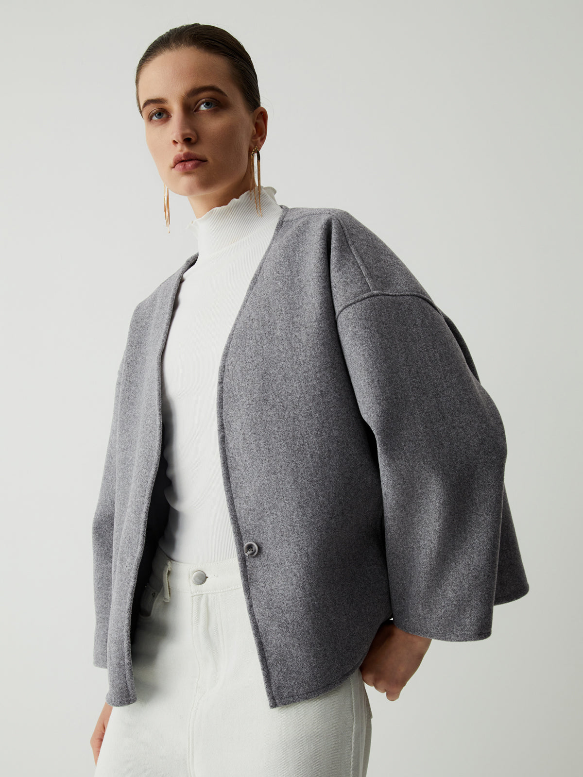 Effortless Charming Kimono Jacket Jackets