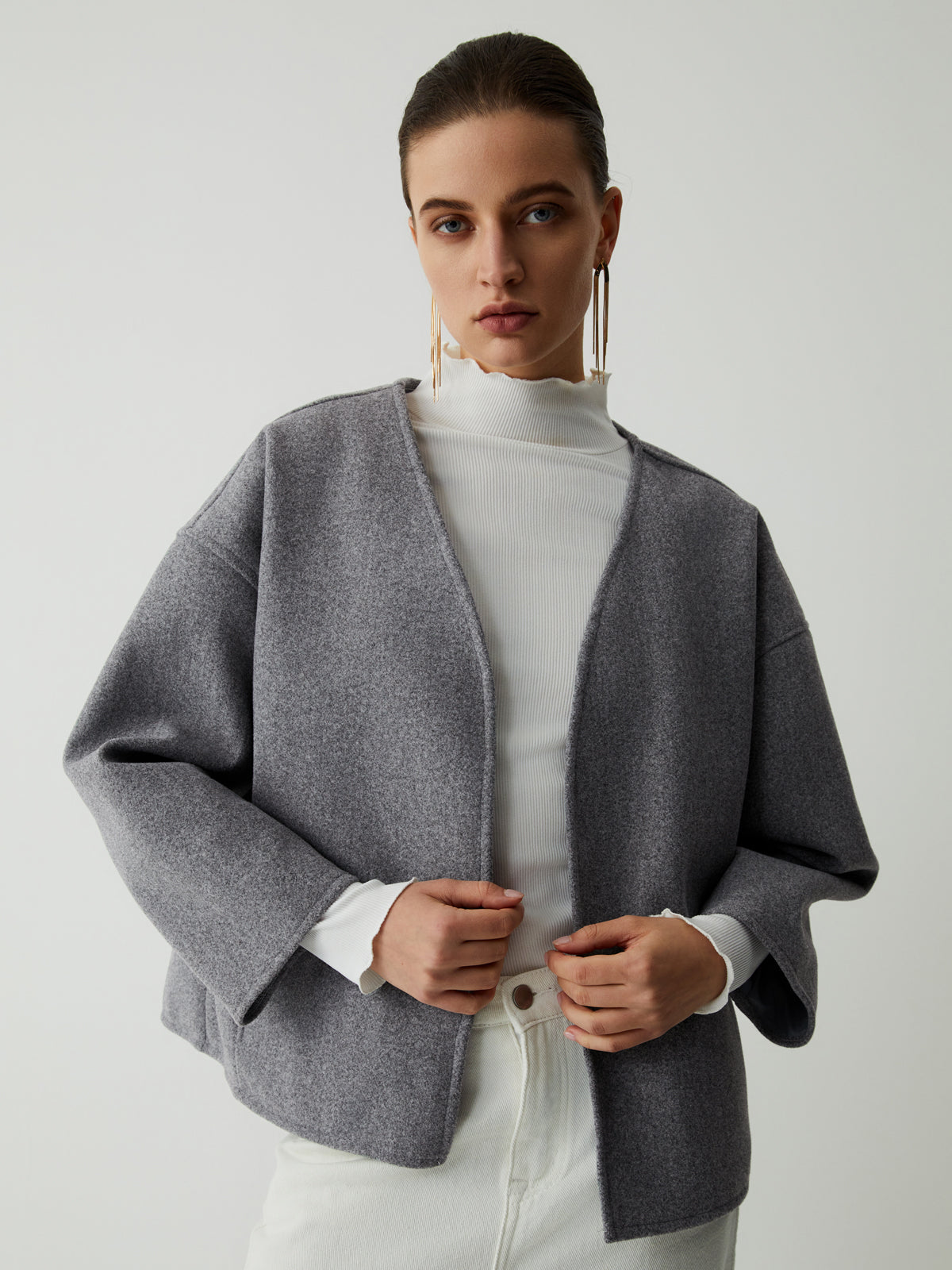 Effortless Charming Kimono Jacket Grey / S Jackets Main image