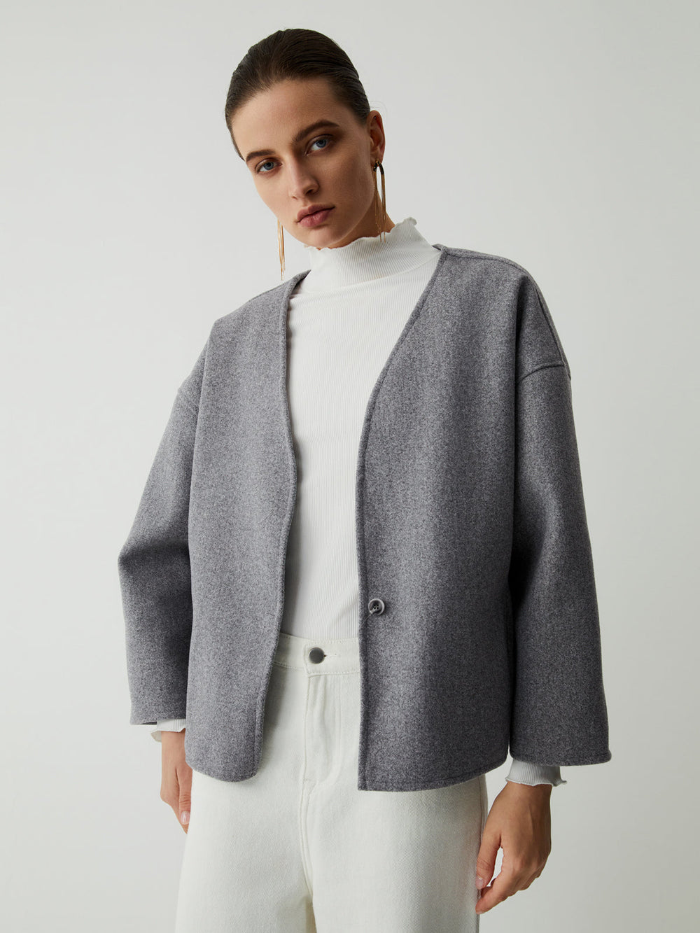 Effortless Charming Kimono Jacket Jackets