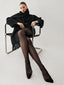 Sequined Charming Sheer Tights Black / One Size Socks