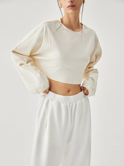 Living Easy Graceful Crop Sweatshirt