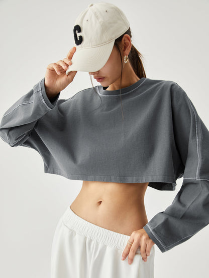 Living Easy Graceful Crop Sweatshirt