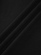 Contrast Trim Off Trendy Shoulder Long Sleeve Shirt T Shirts