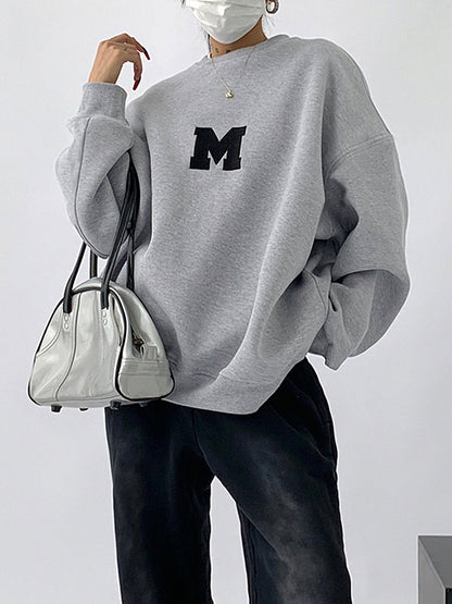 Minimalism Charming Oversized Sweatshirt