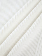 Cutout Split Beads Trendy Detail Ribbed Knit Top Sweaters L