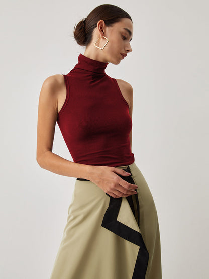 Turtleneck Charming Rib Top