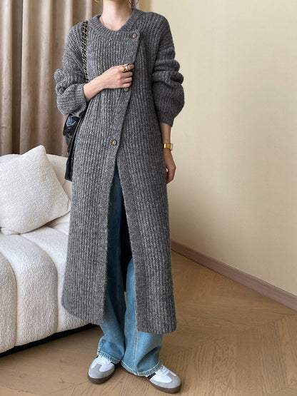 Minimalism Charming Longline Cardigan