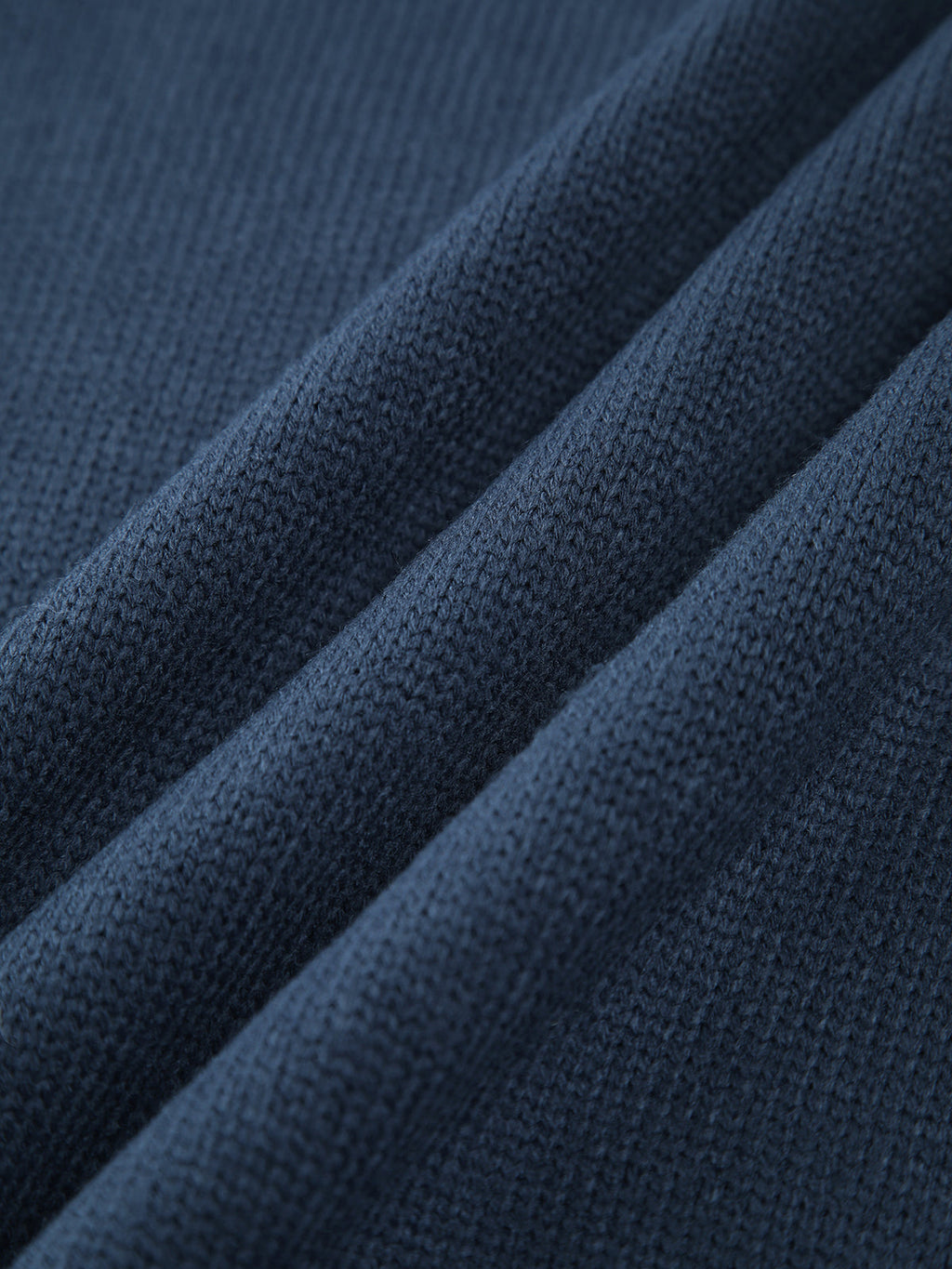 Solid High Graceful Neck Knit Sweater Sweaters L