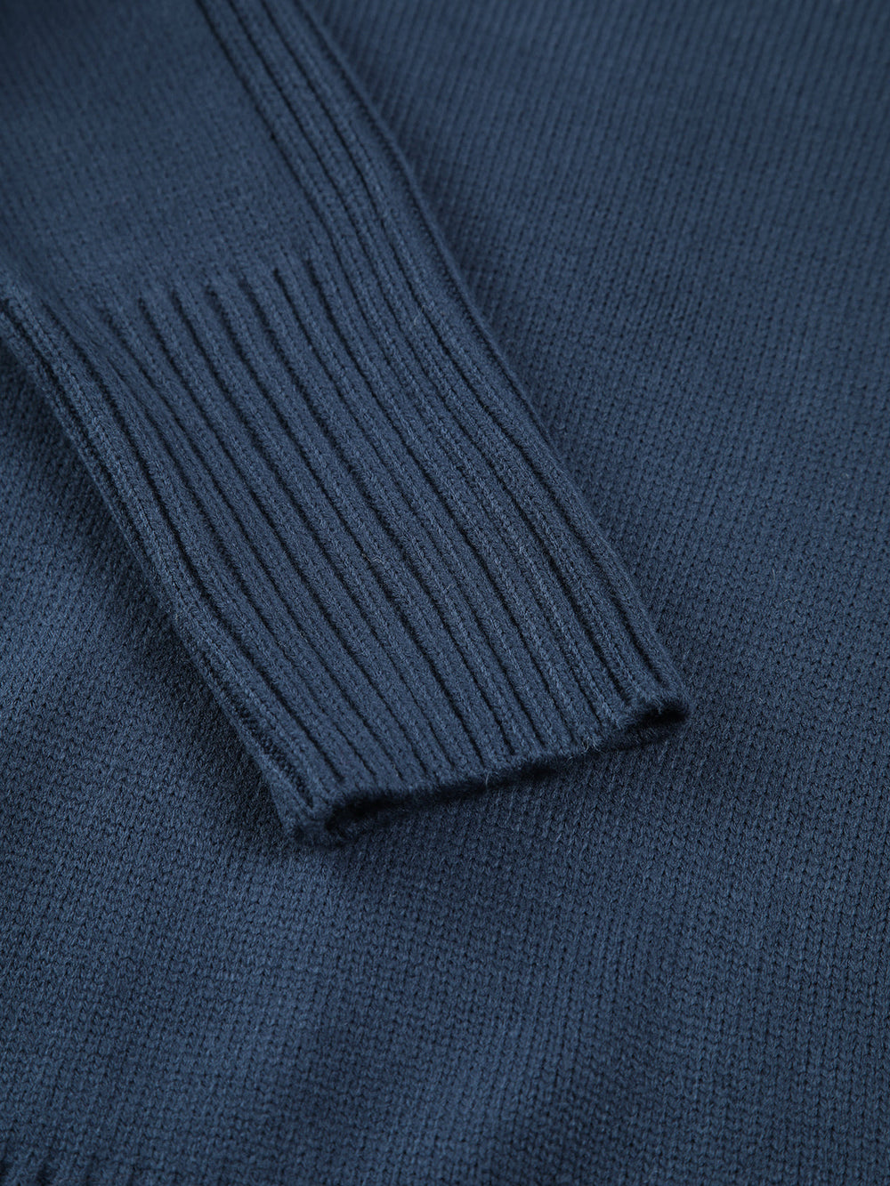 Solid High Graceful Neck Knit Sweater Sweaters L
