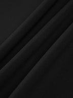 Chiffon Low Cut V neck Modern Pleated Zip Mini Dress Dresses