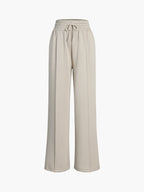 City Walk Graceful Wide Leg Sweatpants Apricot / XS Sweatpants