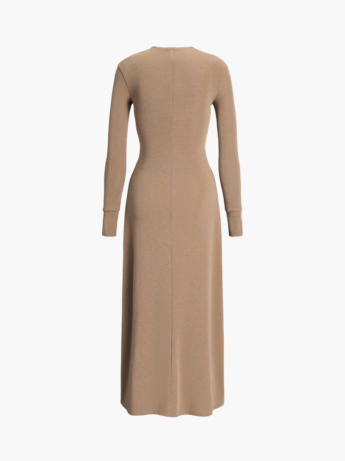Criss Cross Cut Trendy Out Long Dress Dresses