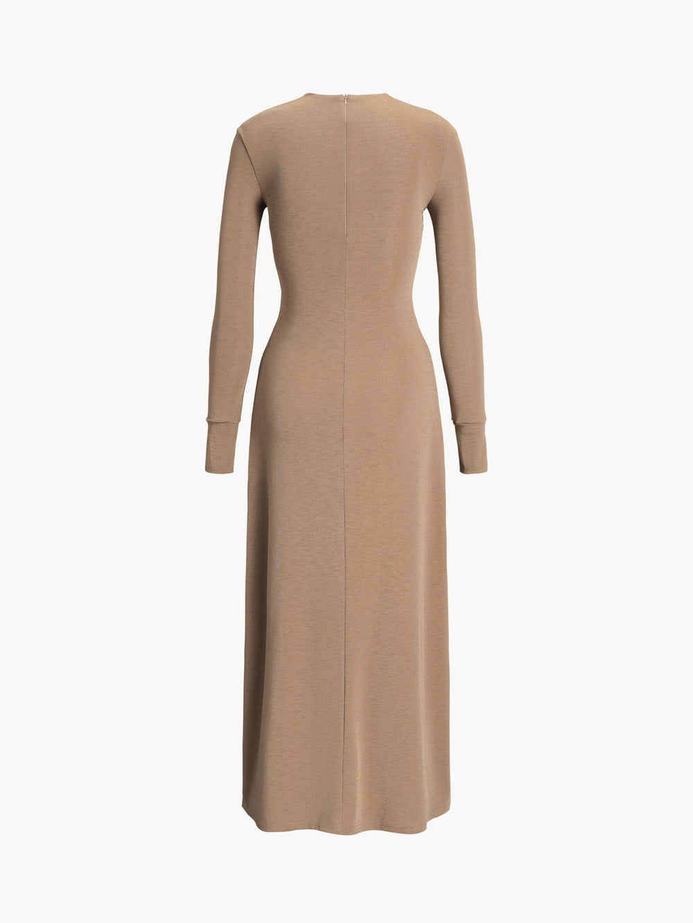 Criss Cross Cut Trendy Out Long Dress Dresses