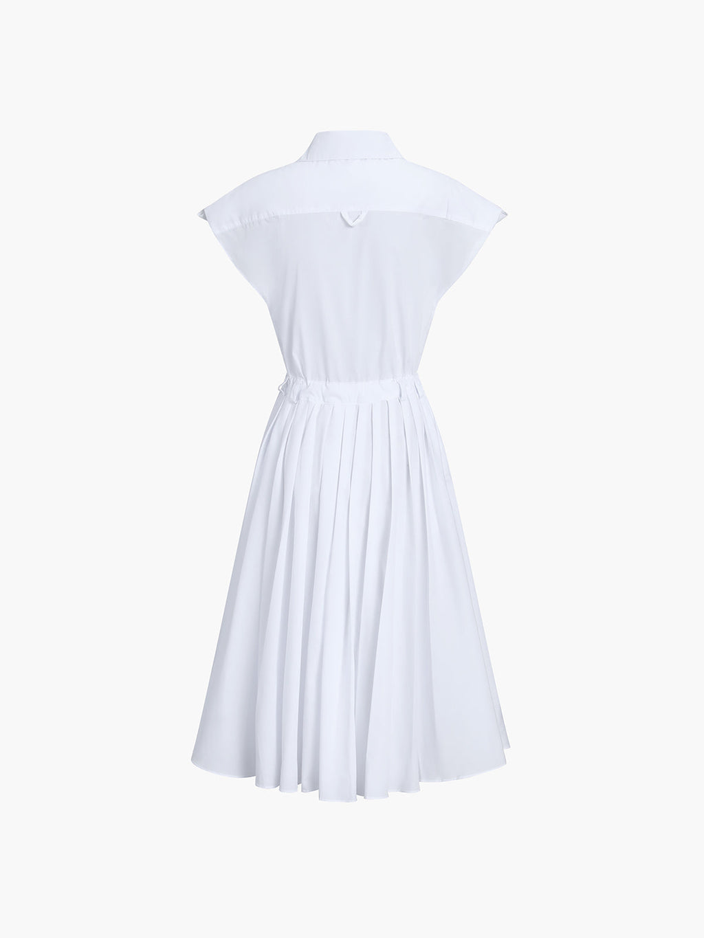 Cotton Blends Sleeveless Trendy Split Midi Dress Dresses