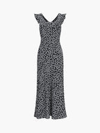 Daisy Floral Graceful Print Long Dress Floral Dresses