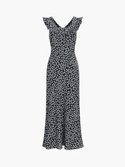 Daisy Floral Graceful Print Long Dress Floral Dresses