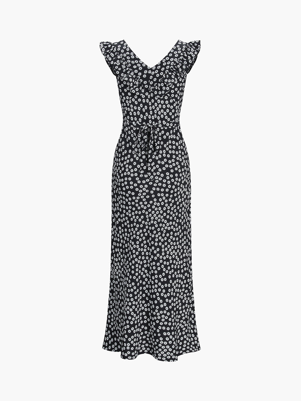 Daisy Floral Graceful Print Long Dress Floral Dresses
