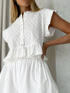 Short Sleeve Graceful Cotton Shorts Set Short Sets