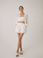 Breathable Three Graceful Piece Shorts Set Short Sets