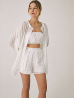 Breathable Three Graceful Piece Shorts Set Short Sets