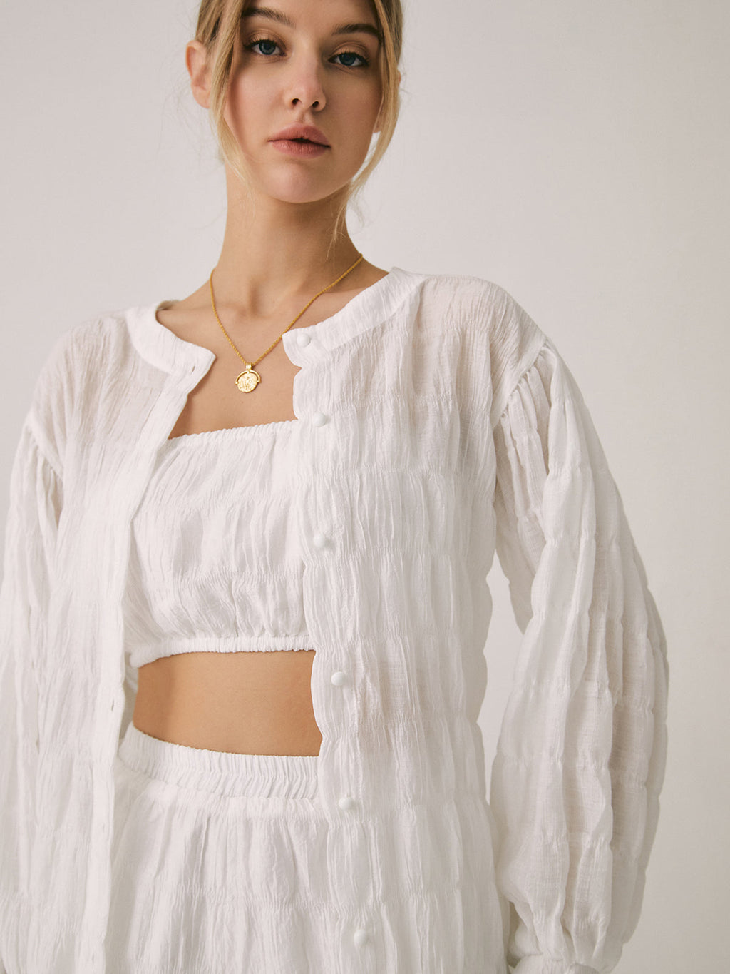 Breathable Three Graceful Piece Shorts Set Short Sets