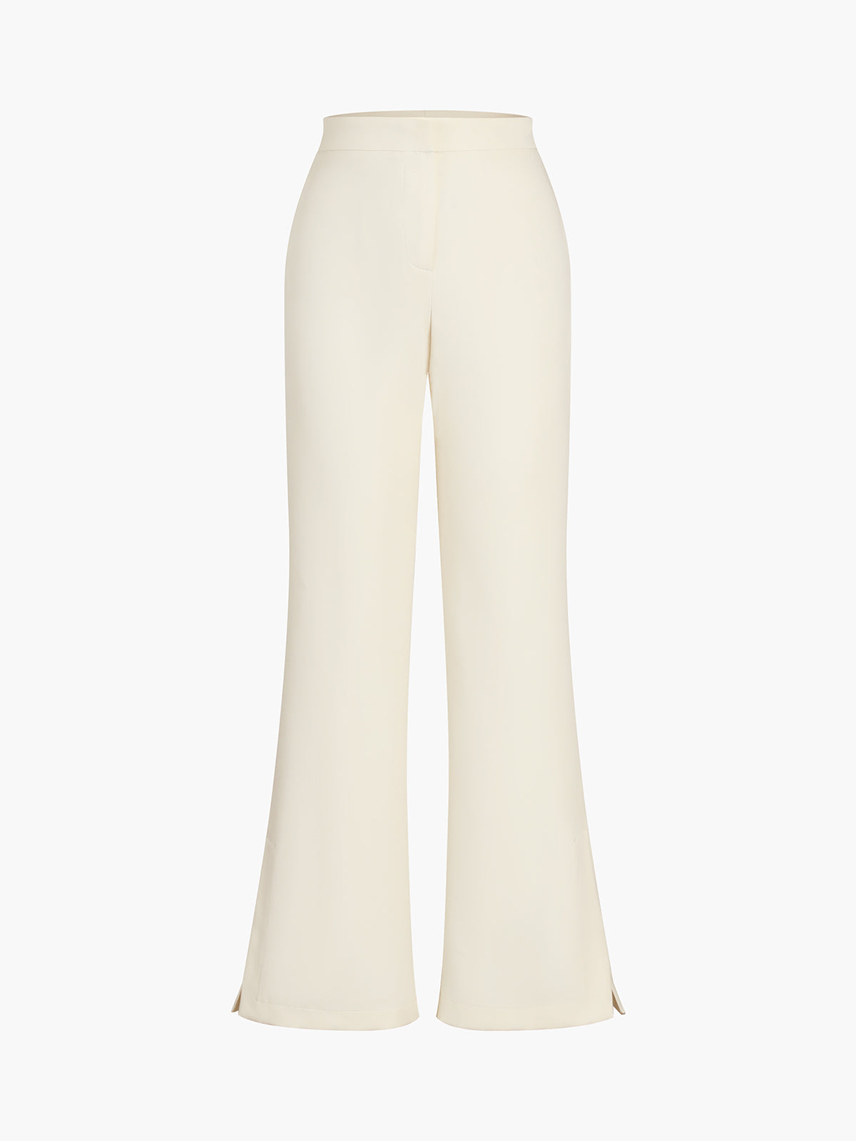Solid Tube Top With Modern Wide Leg Pants Set Pant Sets